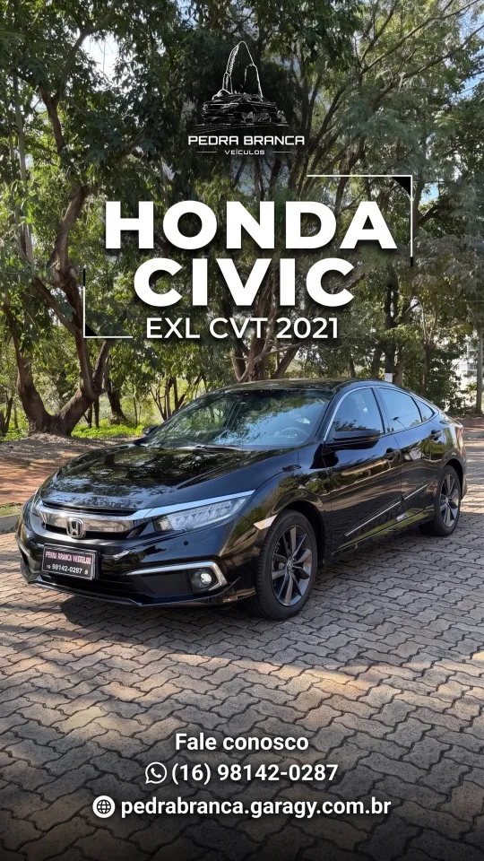 Story do Honda Civic montado pelo Garagy para a Pedra Branca Veículos
